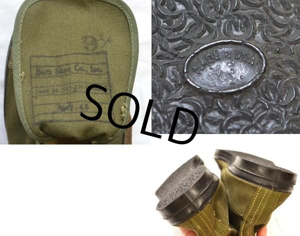 画像2: 40's【デッドストック】【米軍実物】【ビンテージ】usmc【U.S.NAVY】【トレーニングシューズ】 【スニーカー】【9 1/2】【27.5cm程度】  (2)