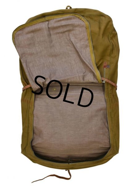 画像6: 40's【ビンテージ】WW2【米軍実物】【U.S.ARMY】【キャンバスxレザー】【ガーメントバッグ】【ガーメントケース】  (6)