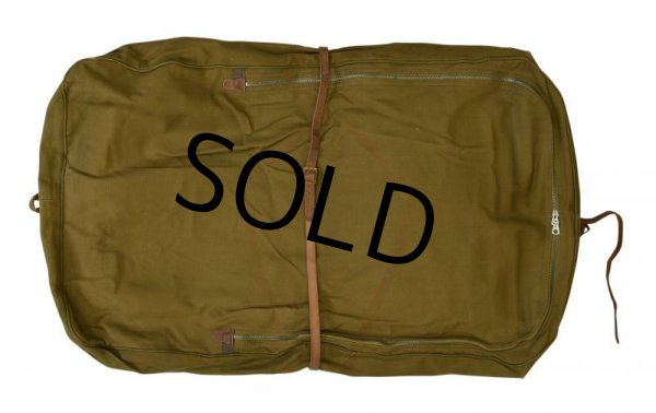 画像5: 40's【ビンテージ】WW2【米軍実物】【U.S.ARMY】【キャンバスxレザー】【ガーメントバッグ】【ガーメントケース】  (5)