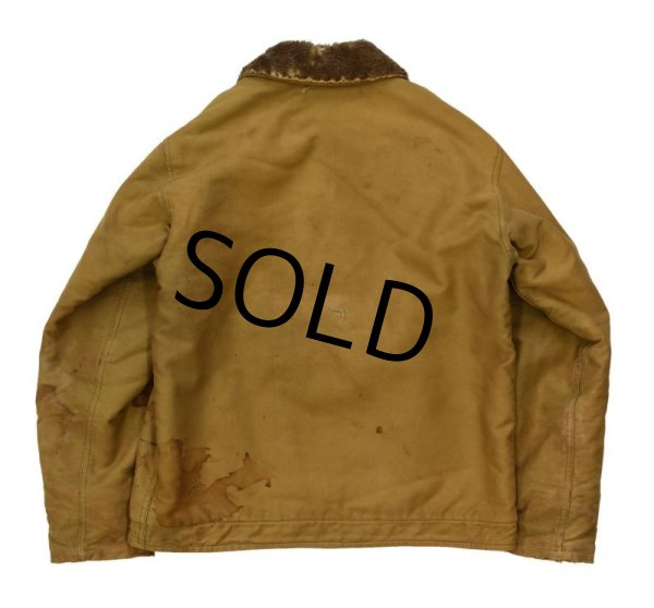 画像4: 40's【ビンテージ】【米軍実物】【U.S.NAVY】【N-1】【デッキジャケット】【サイズ４２】  (4)