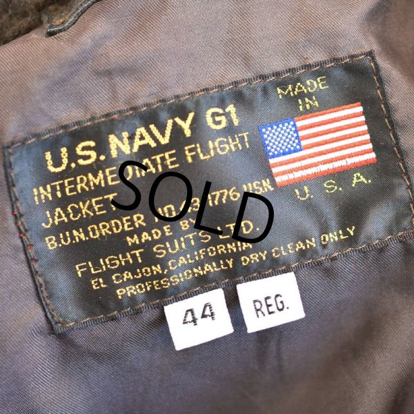 画像2: 90's【民生品】ビンテージ【G-1】【フライトJKT】 【サイズ44】  (2)
