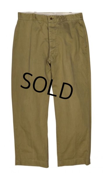 画像5: 【50's】【ビンテージ】U.S.ARMY 米軍【チノパンツ】【チノパン】【36ｘ31】  (5)