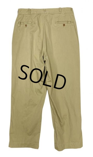 画像4: 【50's】【ビンテージ】U.S.ARMY 米軍【チノパンツ】【チノパン】【36ｘ31】  (4)
