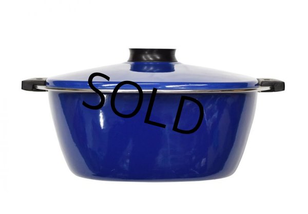 画像7: レア‼【北欧】【キャサリンホルム】【ブルー】スクエア【ダッチオーブン】ホーロー【両手鍋】【29cm】 (7)