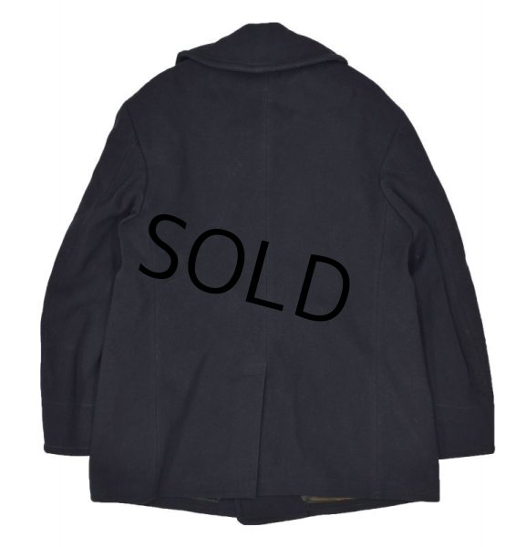 画像3: 40's【ビンテージ】 【米軍実物】 ステンシル入り【U.S.NAVY】10ボタン【Pコート】  (3)