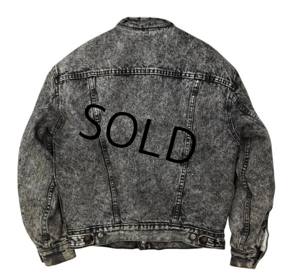 画像3: 【USA製】【ビンテージ】【リーバイス】LEVI'S【黒】【ケミカルウォッシュ】【裏ボア付きGジャン】【ボアジャン】【レディースM程度】  (3)