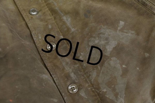 画像5: 50's【ビンテージ】【米軍実物】【U.S.NAVY】【N-1】【ステンシル入り】【デッキジャケット】【Ｎ１】【US40程度】  (5)