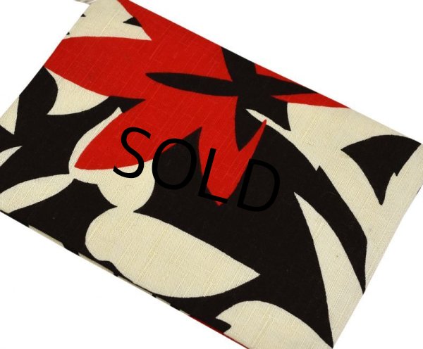 画像4: USA製【ビンテージ】【白×黒×赤】 小型【ショルダーポーチ】  (4)