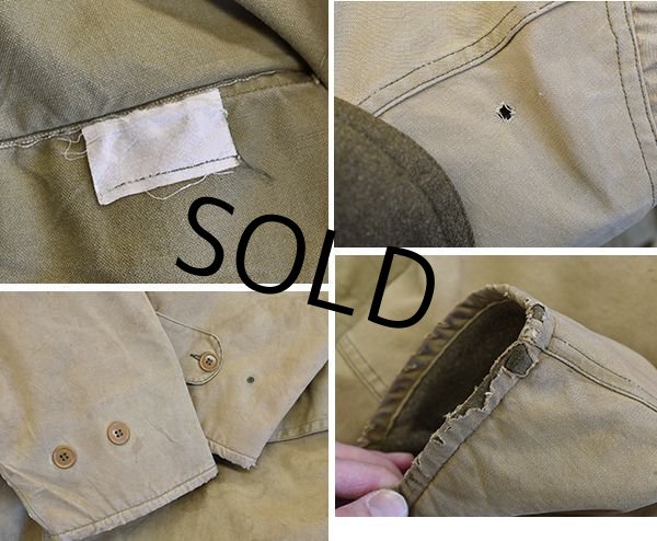 画像2: 40's【ビンテージ】【米軍実物】【M-1938】 【マッキノーコート】【ジープコート】【サイズ36程度】  (2)