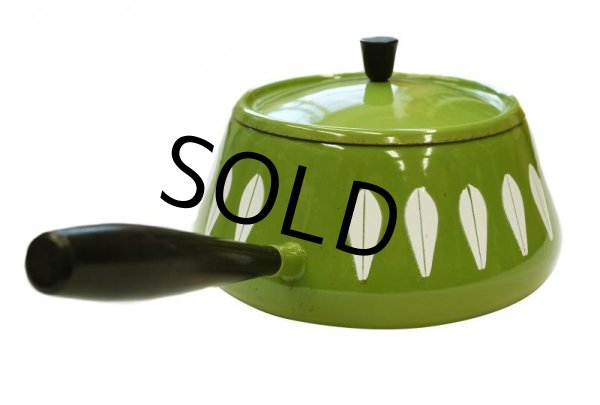 画像7: 【北欧】【ノルウェー】【キャサリンホルム】【グリーン】【ロータス柄】【ホーロー】【フォンデュパン 】  (7)