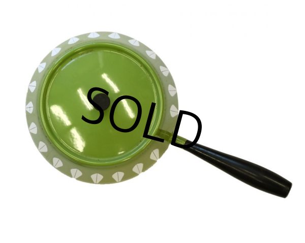 画像3: 【北欧】【ノルウェー】【キャサリンホルム】【グリーン】【ロータス柄】【ホーロー】【フォンデュパン 】  (3)