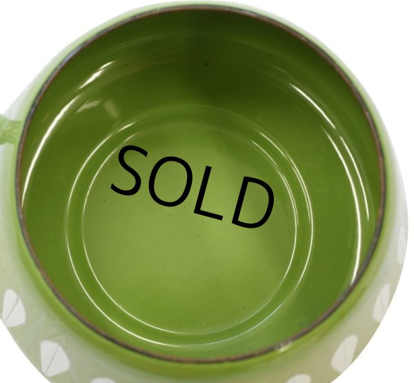 画像6: 【北欧】【ノルウェー】【キャサリンホルム】【グリーン】【ロータス柄】【ホーロー】【フォンデュパン 】  (6)