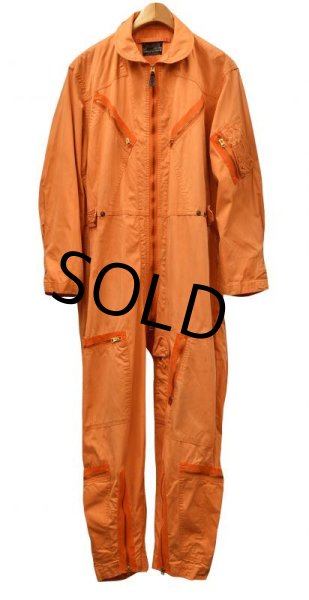 画像3: 60's【ビンテージ】【米軍実物】【UASF】【K-2B】【MIL-S-6265D】【フライトスーツ】オレンジ【オールインワン】【つなぎ】【LARGE-SHORT】  (3)