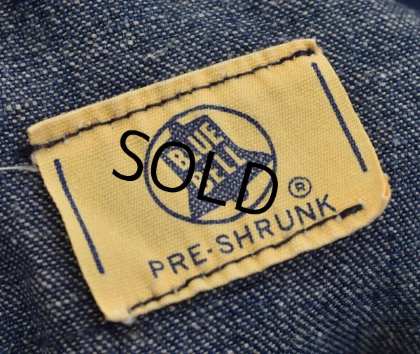 画像2: 60's★【ビンテージ】★【ブルーベル】デニム【つなぎ】【オールインワン】【44R】  (2)
