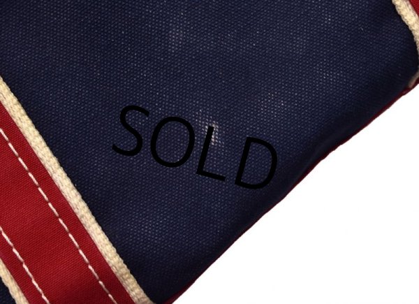 画像6: 80's ビンテージ【USA製】LLビーン【L.L.bean】デラックストートバッグ 紺×赤×白/  (6)