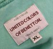 画像2: 90's【ビンテージ】USA製【BENETTON】【ミントグリーン・水色】Ｔシャツ【サイズＸＬ】レディース古着  (2)