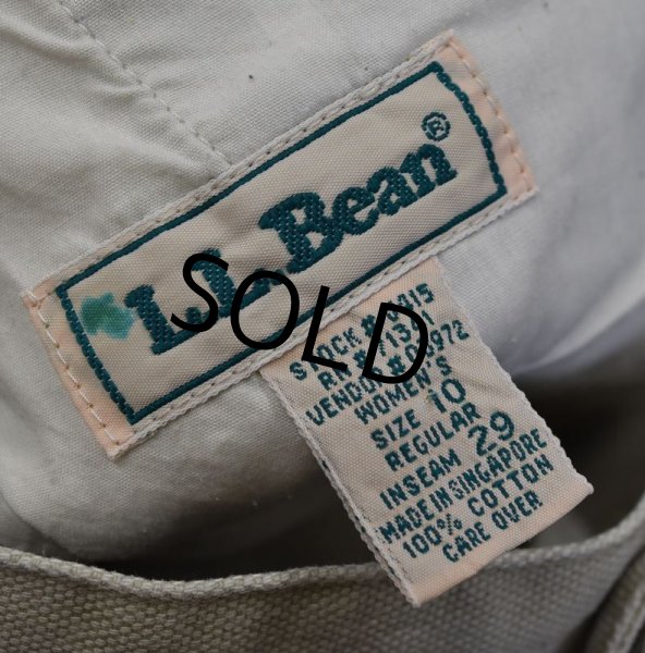 画像2:  ビンテージ 【L.L.Bean】【LLビーン】【コットンパンツ】【レディース古着】【W29程度】  (2)