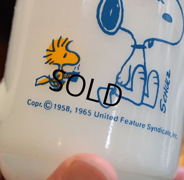 画像2: Fire King【ファイヤーキング】【スヌーピー】PEANUTS【マグカップ】  (2)