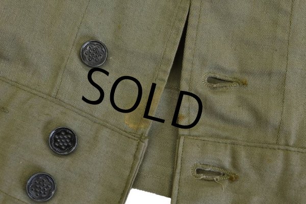 画像6: 【デッドストック】40's【ビンテージ】【米軍実物】U.S.ARMY【M-42】M41 M42 HBTジャケット【38R】  (6)