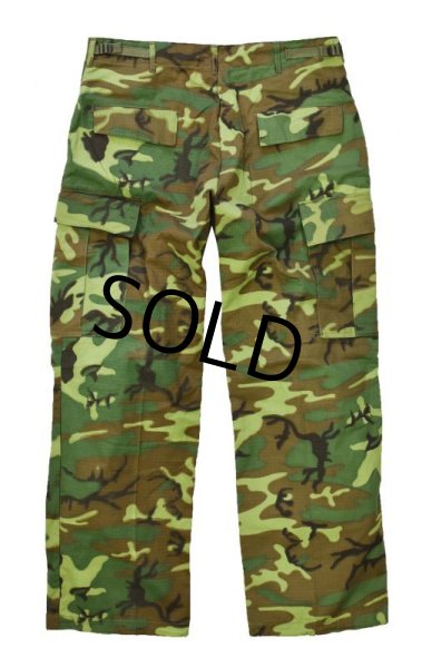 画像4: 【60's】デッドストック【米軍実物】【ビンテージ】 【U.S.ARMY】ERDL【リップストップ】【ジャングルファティーグパンツ】【M-R】  (4)