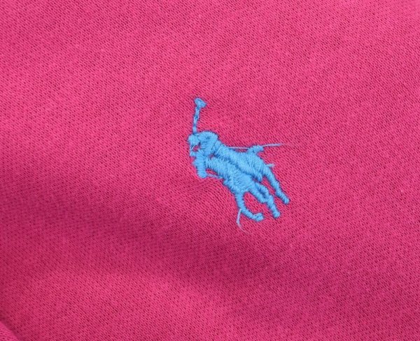 画像4: 【ラルフローレン】 【POLO ralph lauren】【ピンク】【無地】【ポロシャツ】 【サイズM】   (4)