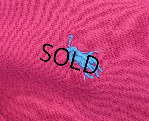 画像4: 【ラルフローレン】 【POLO ralph lauren】【ピンク】【無地】【ポロシャツ】 【サイズＭ】   (4)