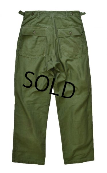 画像4: 50's■【米軍実物】U.S.ARMY【初期】サイドアジャスター付き【ベイカーパンツ】【ユーティリティパンツ】【OG107】【ビンテージ】【サイズＭ】  (4)