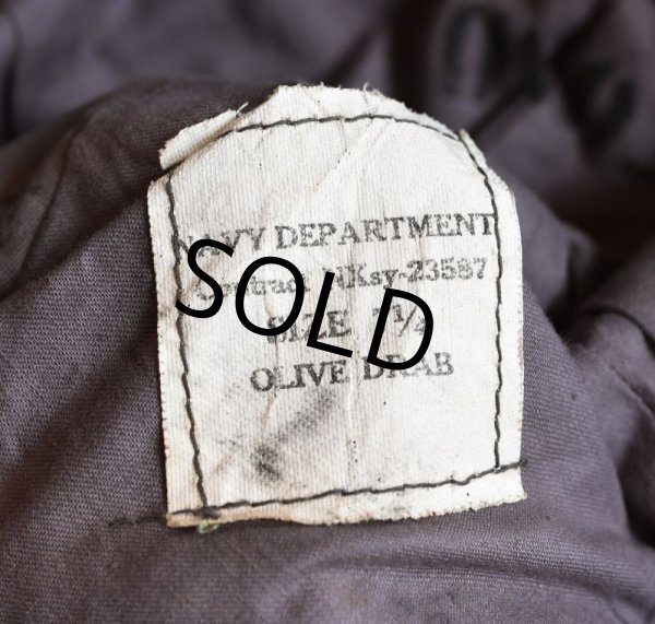 画像2: 40's【ビンテージ】U.S.NAVY【レインハット】サイズ71/4【58cm程度】  (2)