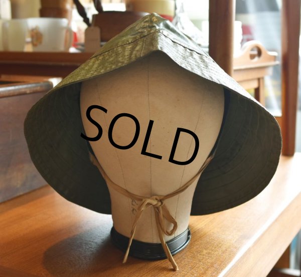 画像10: 40's【ビンテージ】U.S.NAVY【レインハット】サイズ71/4【58cm程度】  (10)