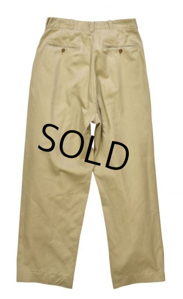画像4: 【50's】【ビンテージ】U.S.ARMY【米軍実物】【45カーキ】【チノパンツ】【チノパン】【W36】  (4)