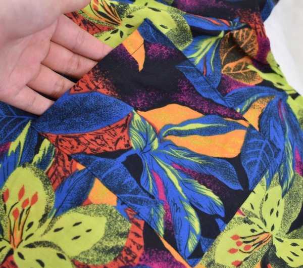 画像4: 【CRISTIN STEVENS】【ポケット付き】【花柄】【カットソー】【レディース古着】【サイズM】  (4)