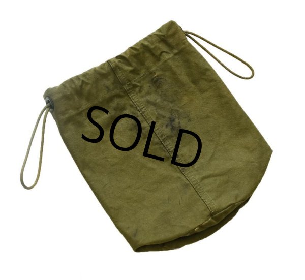 画像5: 60's【ビンテージ】【U.S.ARMY】【US304】【巾着バッグ】 【コットンバッグ】【ポーチ】  (5)