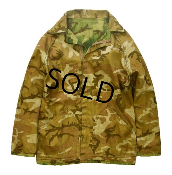 画像6: 70's【ビンテージ】【 カモフラ】【迷彩】【リバーシブルジャケット】 【カモフラジャケット】【サイズL程度】  (6)