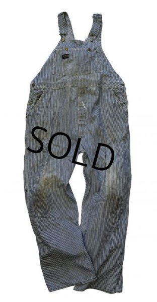 画像2: 60's【ビンテージ】【オシュコシュ】ヒッコリーストライプ【オーバーオール】  (2)