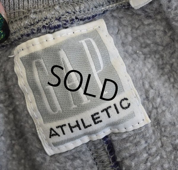 画像2: 【オールドＧＡＰ】【GAP ATHLETIC】【紫×グレー】【スウェットパンツ】【サイズＸＬ】  (2)