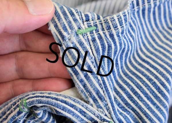 画像4: 60's【ビンテージ】【オシュコシュ】ヒッコリーストライプ【オーバーオール】  (4)