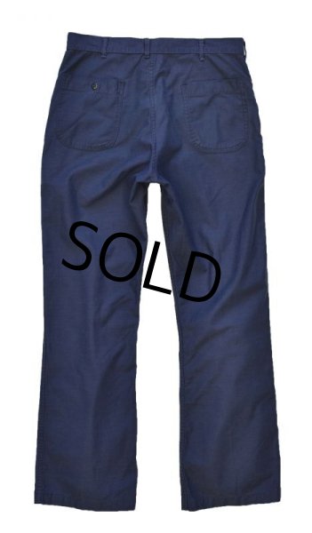 画像5: 70's【米軍実物】ビンテージ U.S.NAVY【紺】【ユーティリティパンツ】【W34程度】  (5)