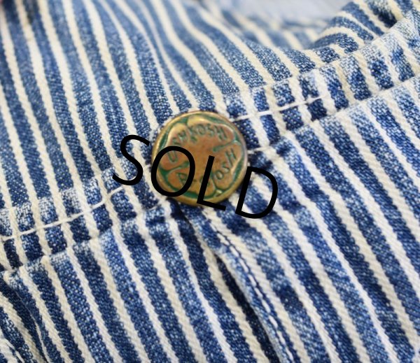 画像5: 60's【ビンテージ】【オシュコシュ】ヒッコリーストライプ【オーバーオール】  (5)