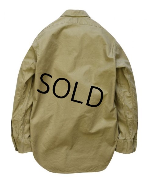 画像3: 60's 【ビンテージ】【フランス軍】【フレンチアーミー】【カーキシャツ】  (3)