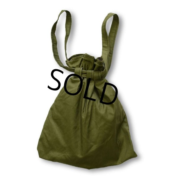 画像1: 40's【ビンテージ】【米軍】【red cross】巾着バッグ 【レッドクロス】  (1)