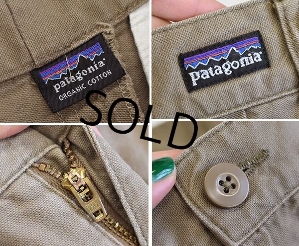 画像2: 【patagonia】【パタゴニア】ブラウン 【オーガニックコットンパンツ】【Ｗ35程度】  (2)