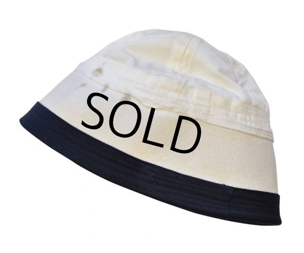 画像4: 【デッドストック】U.S.NAVY ブルートリム【セーラーハット】【55cm程度】  (4)