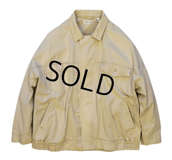 画像4: 【ビンテージ】エスプリ 【esprit sport】【ベージュ】【ドロップショルダージャケット】【ブルゾン】【サイズＭ】レディース古着  (4)