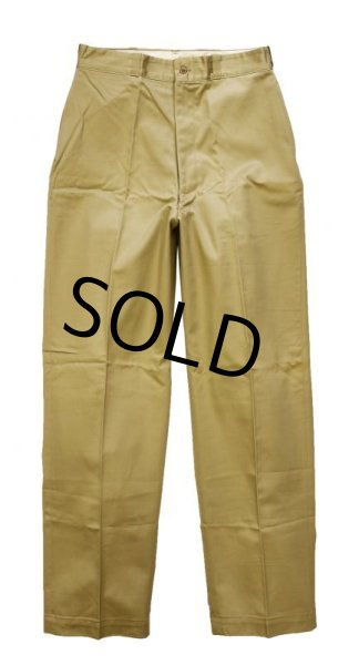 画像2: 【60's】【米軍実物】【デッドストック】【ビンテージ】U.S.ARMY 【チノパンツ】【チノパン】【34x35】  (2)