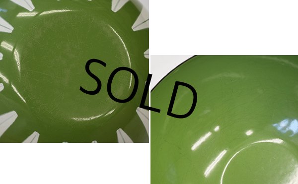 画像3: 【北欧】【キャサリンホルム】【ロータス】【ホーロー】【エナメルボウル】【緑×白】【18cm】 (3)