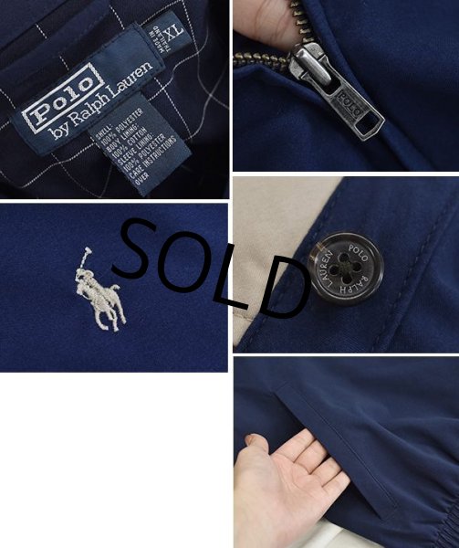 画像2: 【ラルフローレン】【紺】【ブルゾン】【サイズXL】スウィングトップ  (2)