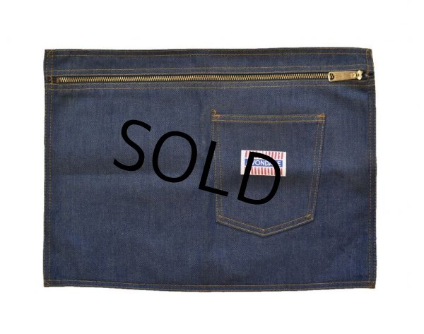 画像5: ほぼ未使用【ビンテージ】【AVONDALE】【タロンジップ】【デニム】【クラッチバッグ】  (5)