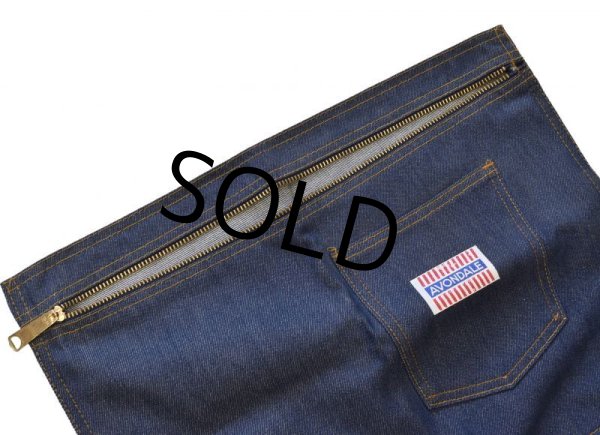 画像6: ほぼ未使用【ビンテージ】【AVONDALE】【タロンジップ】【デニム】【クラッチバッグ】  (6)