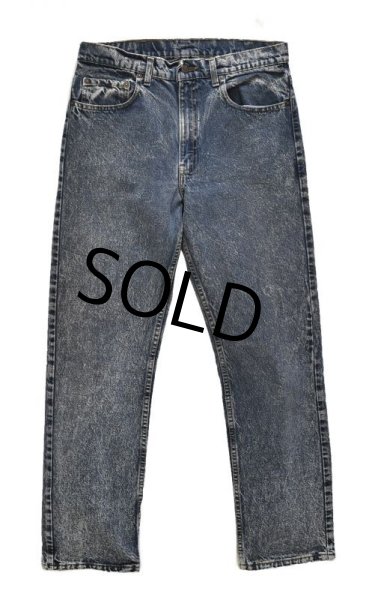 画像4: 【ビンテージ】【USA製】【LEVI'S】ケミカルウォッシュ【リーバイス５０５】505【デニムパンツ】アシッドデニム【34Ｘ32】  (4)