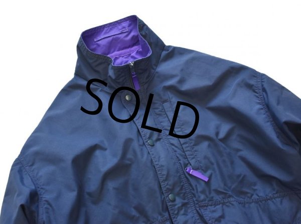 画像4: 【ビンテージ】USA製【 L.L.Bean】【LLビーン】【紺×紫】【ナイロンジャケット】【フィッシングジャケット】【サイズL】  (4)